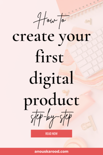 How to create your first digital product