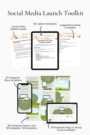 Social Media Launch Toolkit: Olivia