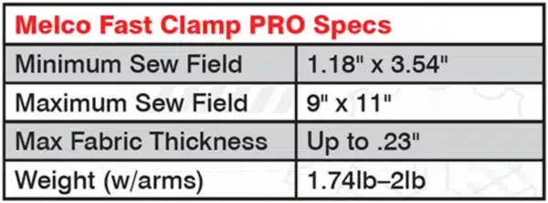 MELCO FAST CLAMP PRO - Afbeelding 3