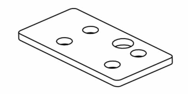 SPACER, BLOCK, CLAMP, MFC