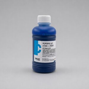 Polyprint Filmjet DTF inkt V2 - Cyan - 250ml - Voor printer met V2-aanpassing