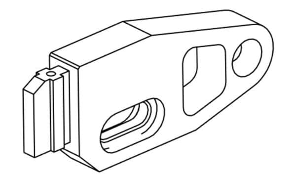 MELCO FAST CLAMP PRO - LEFT UPPER CLAMP
