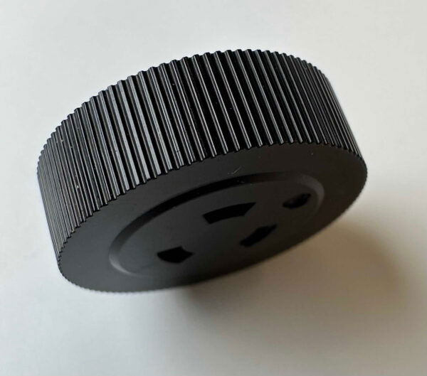 ROLLER, PINCH, TEXTURED, BLACK