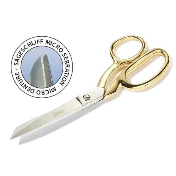 Textelschaar Gold Edition. Micro Serration 8'' 20 cm