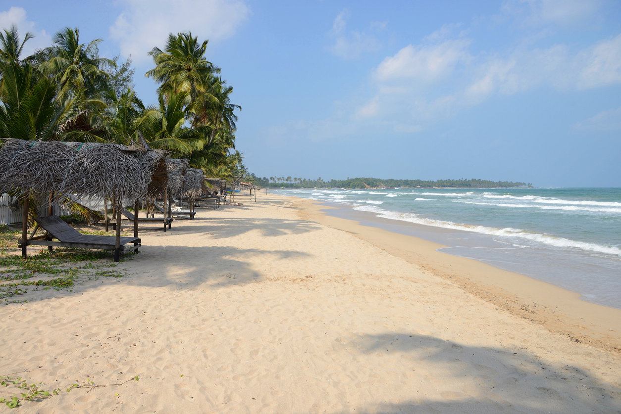 Beachfront in Uppuveli, Sri Lanka
