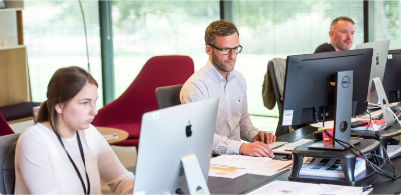 customer service team HCI GGZ Wageningen