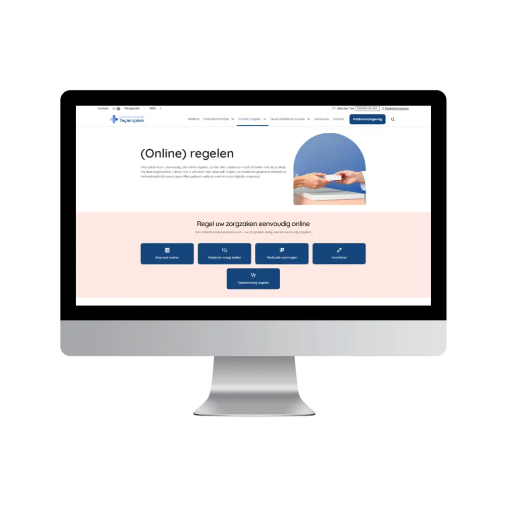 Practice website of the Teylersplein general practitioner's practice