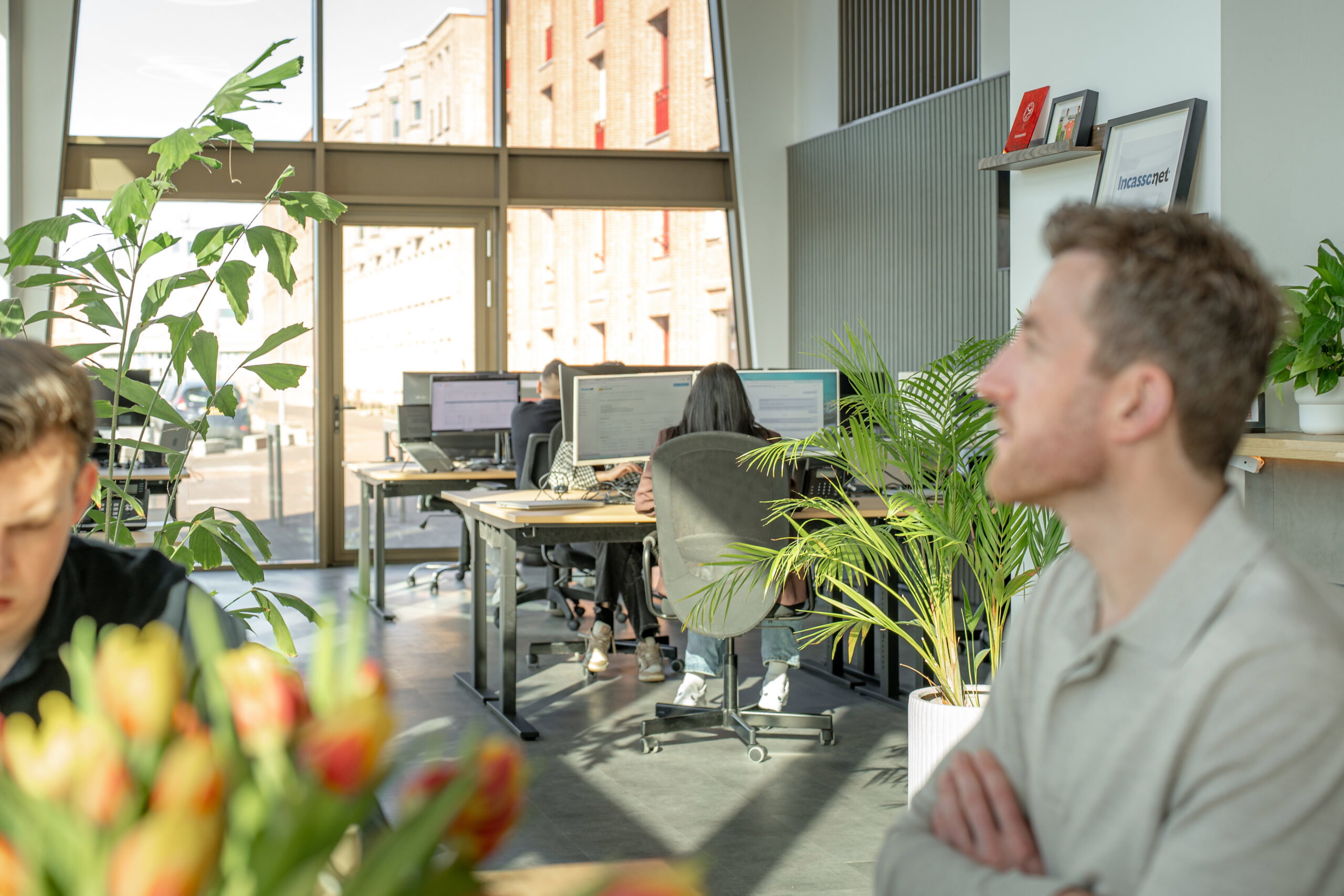 Incassospecialisten van Incassonet aan het werk