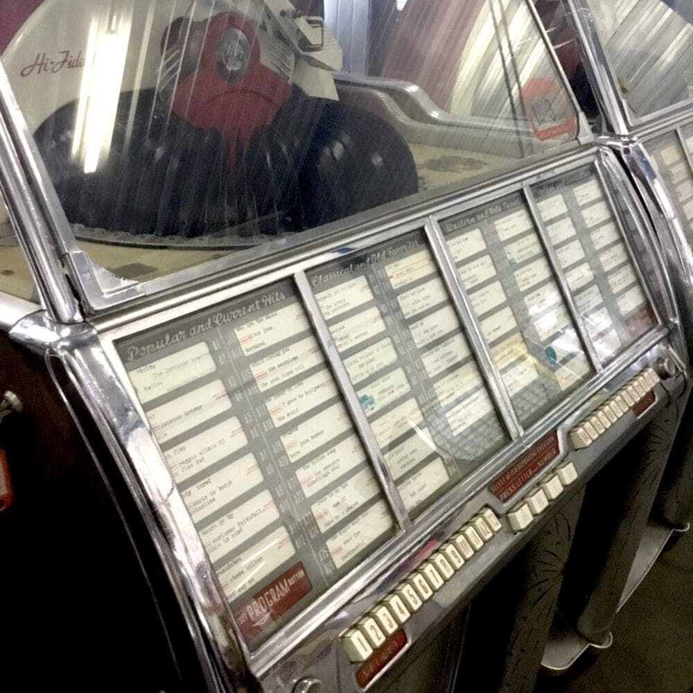 Wurlitzer 1800 jukebox 1955 VERKOCHT