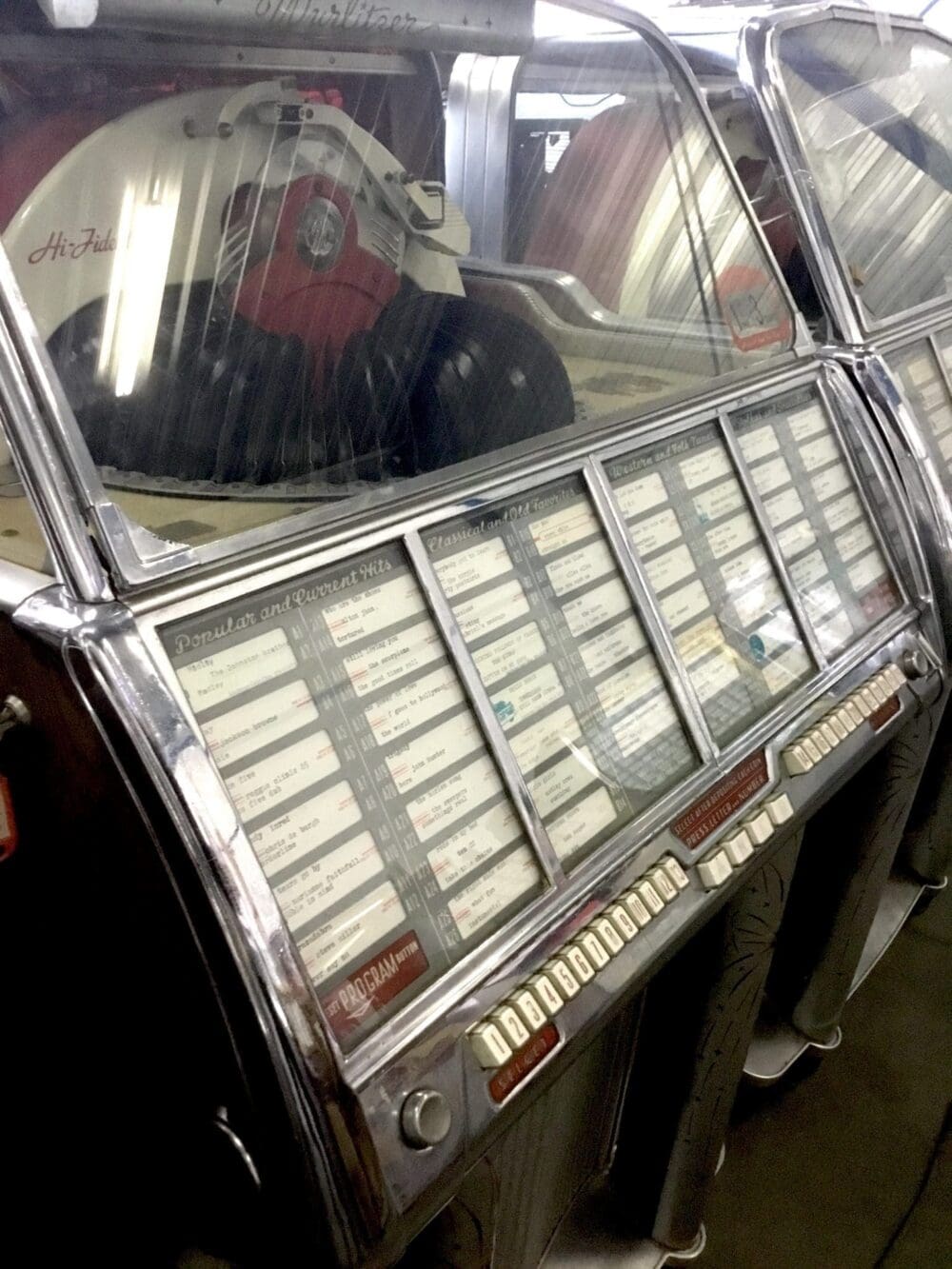 Wurlitzer 1800 jukebox 1955 VERKOCHT