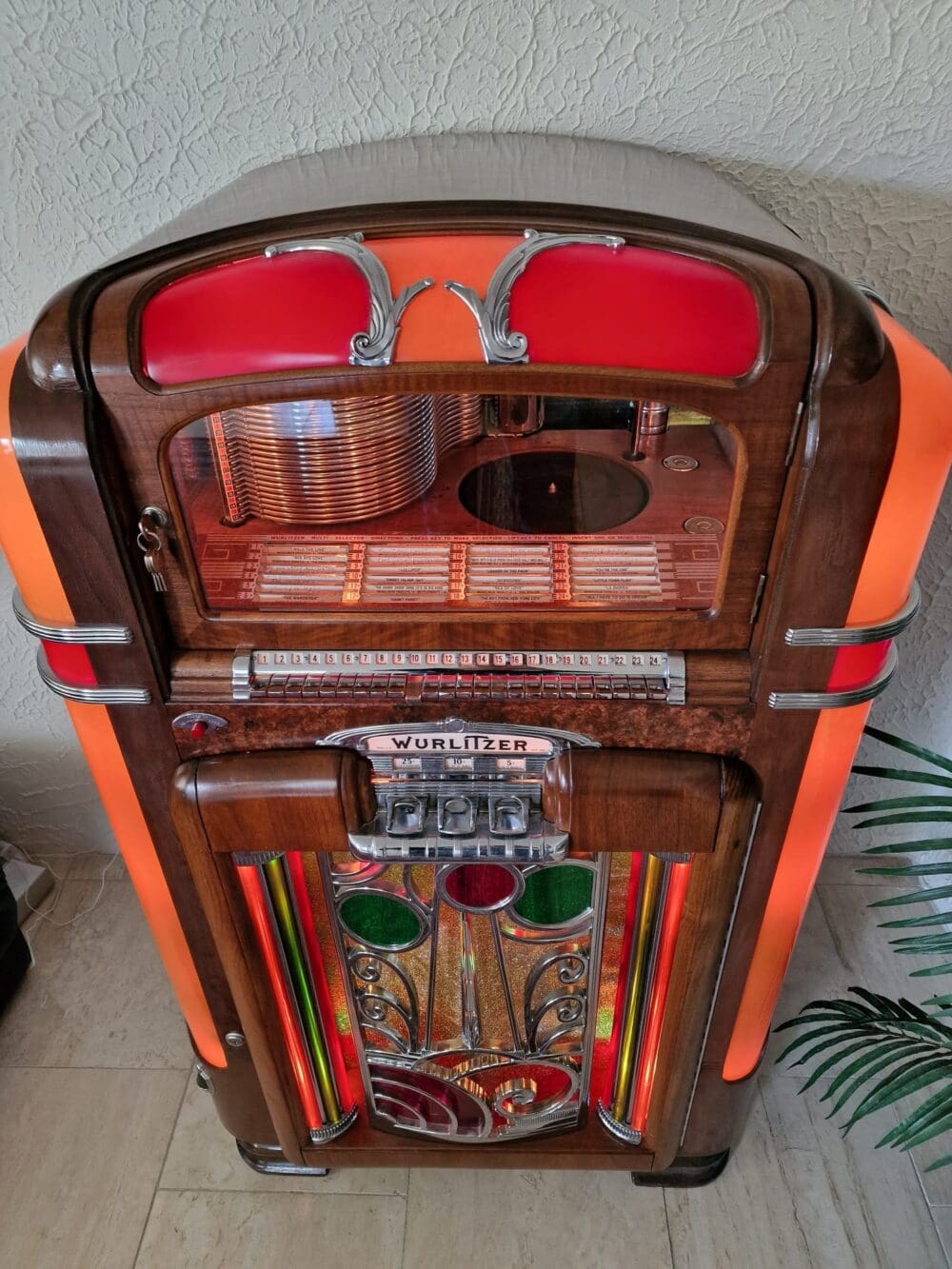 Wurlitzer 700 jukebox 1940. Topstaat! Verkocht - Afbeelding 3