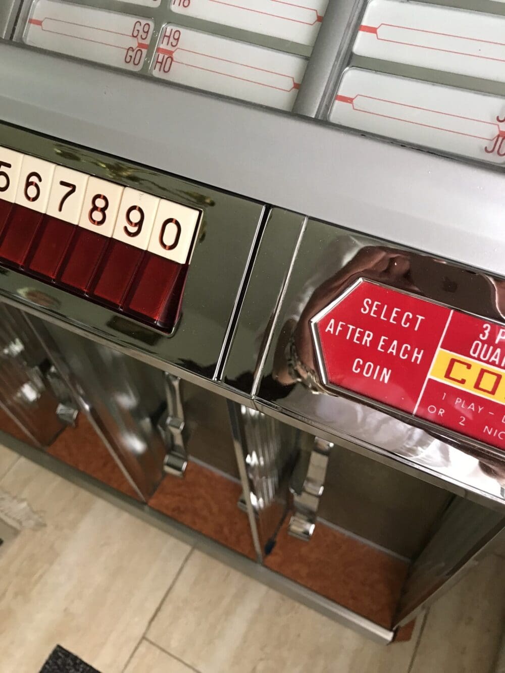 Seeburg HF100R Gerestaureerd 1954 Zéér mooi en goed! VERKOCHT