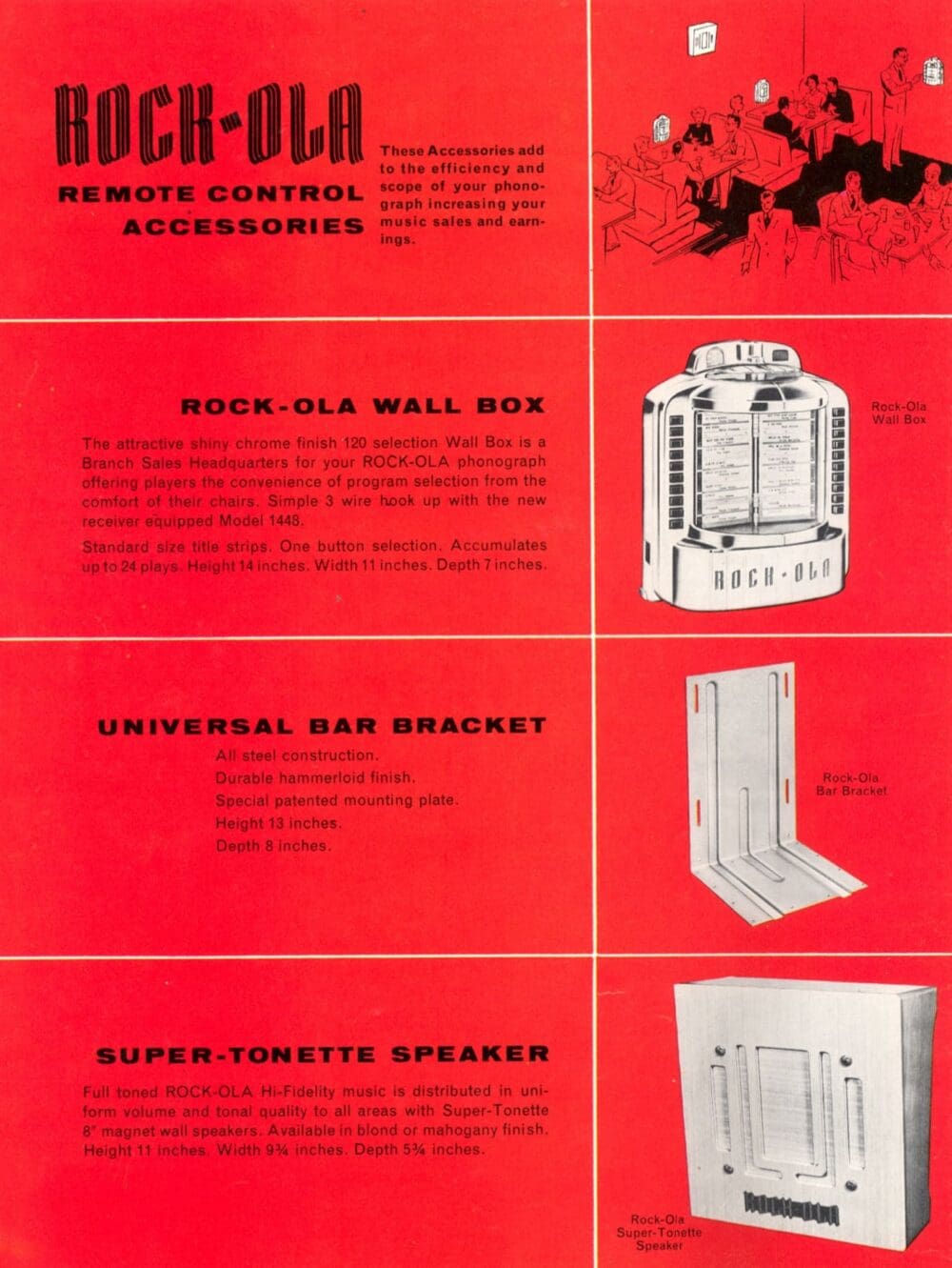 RockOla 1448 Hifi 120 “De ijspegel” jukebox 1955 - Afbeelding 3