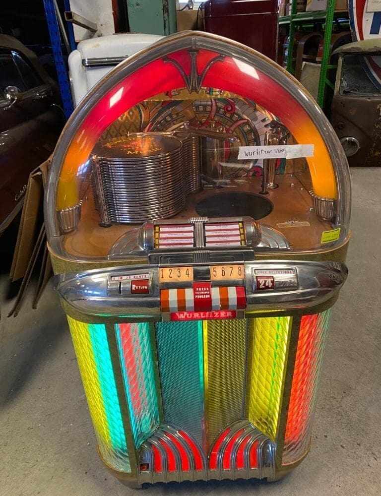Wurlitzer 1100 jukebox 1947 VERKOCHT