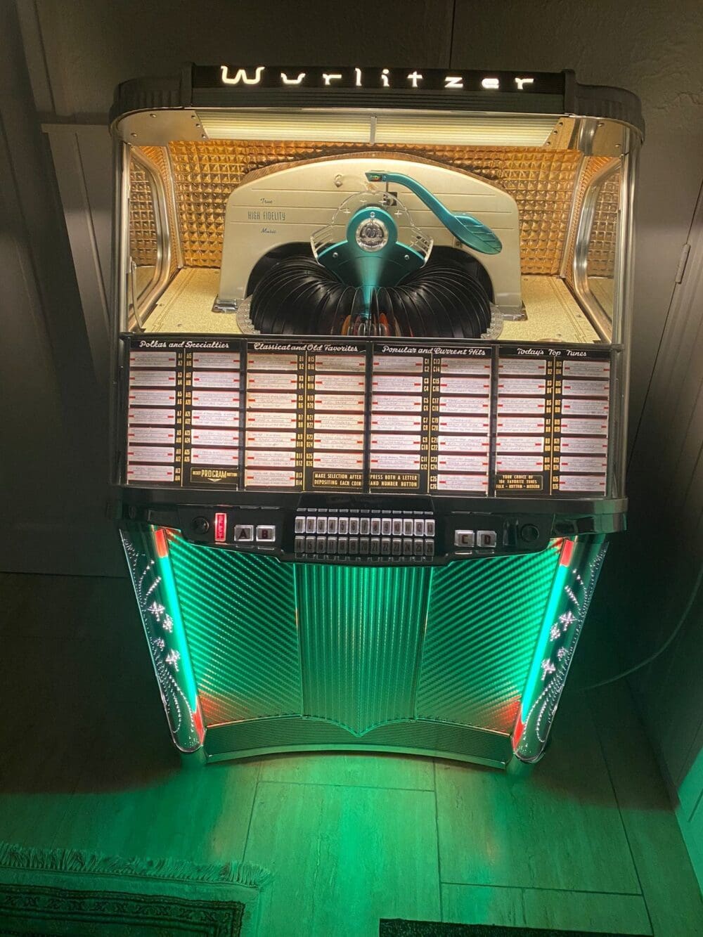 Wurlitzer 1900 “Centennial” Jukebox 1956 - Afbeelding 7