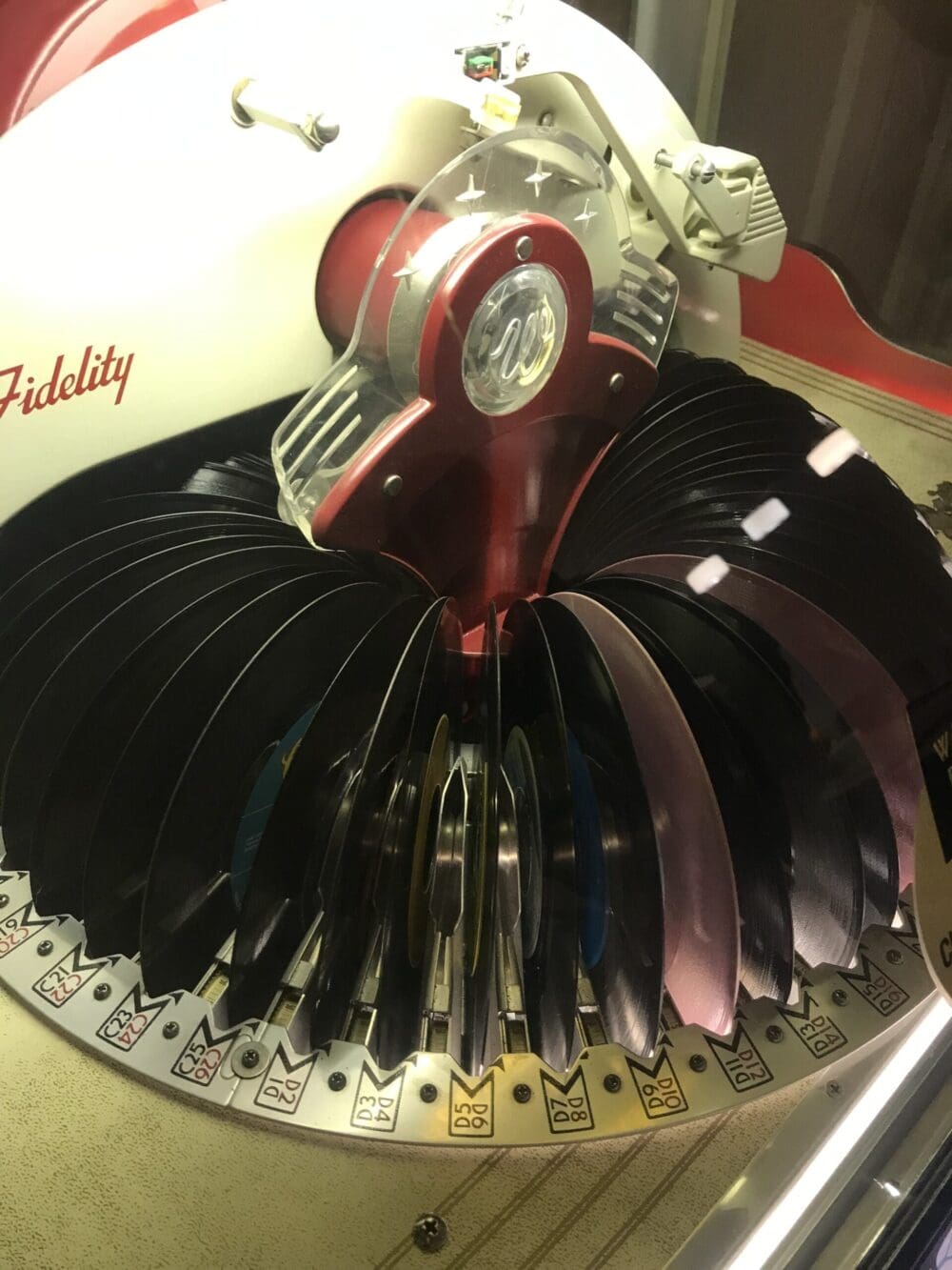 Wurlitzer 1800 jukebox 1955 Gerestaureerd - Afbeelding 6