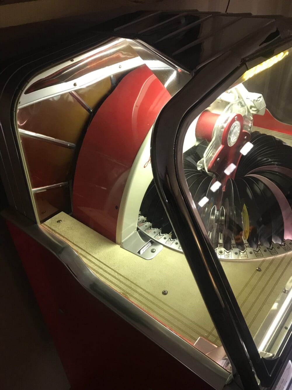 Wurlitzer 1800 jukebox 1955 Gerestaureerd - Afbeelding 4