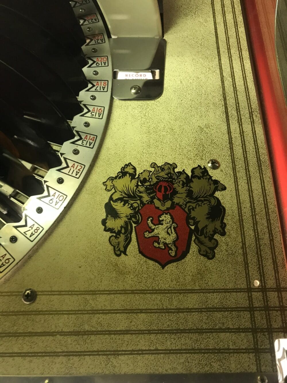 Wurlitzer 1800 jukebox 1955 Gerestaureerd - Afbeelding 3