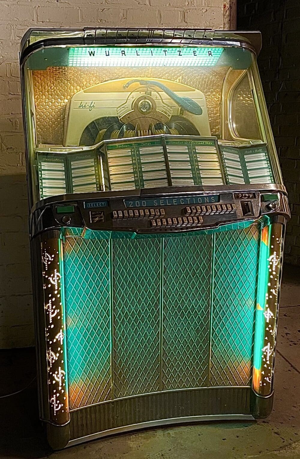 Serviceabonnement 45 rpm jukebox alleen USA jukeboxen tot 1963 <25km rondom Den Bosch - Afbeelding 2