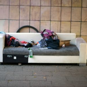 dakloosheid is een risico bij LVB