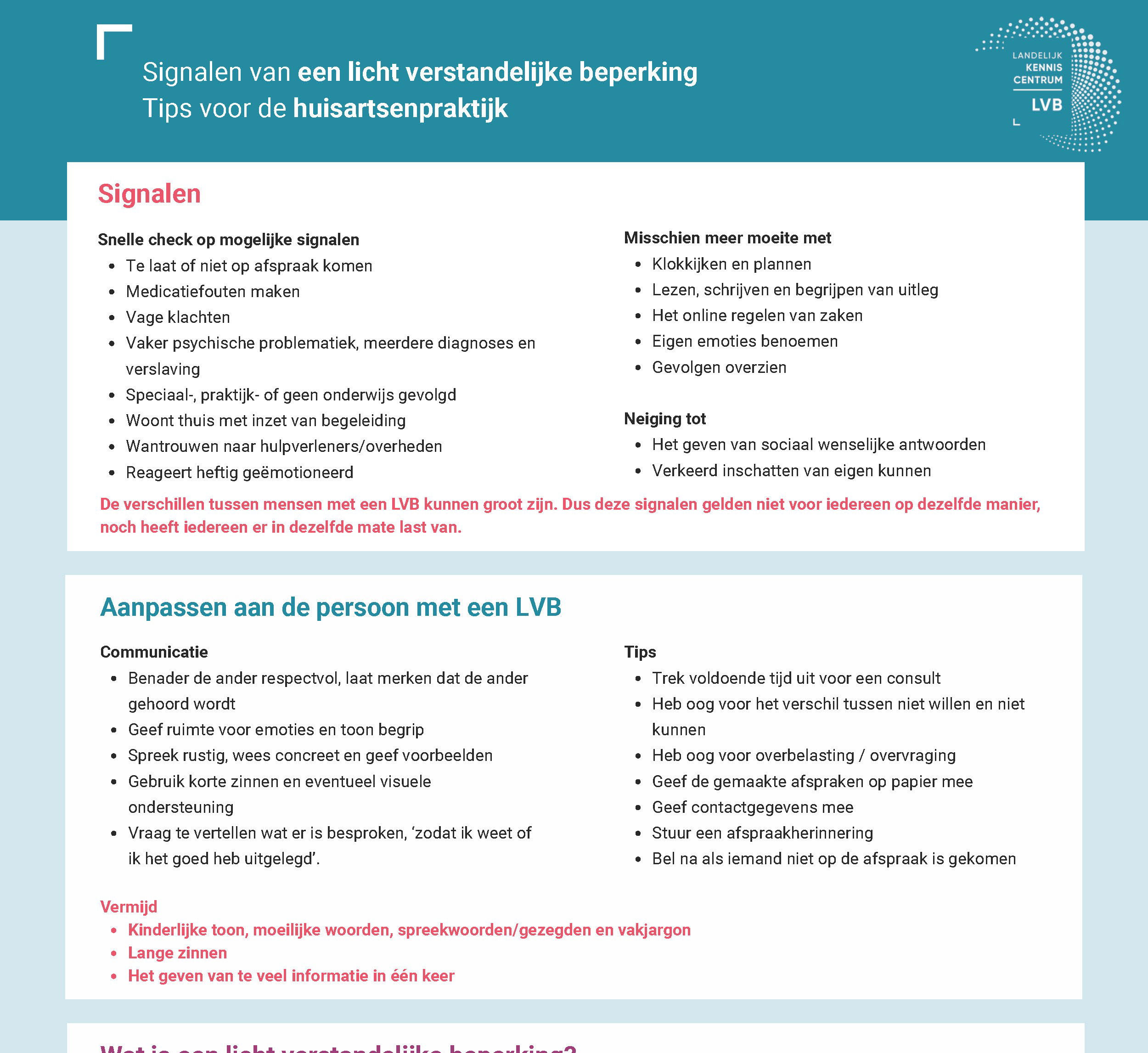 Signalen van een LVB voor de huisartsenpraktijk def (2)
