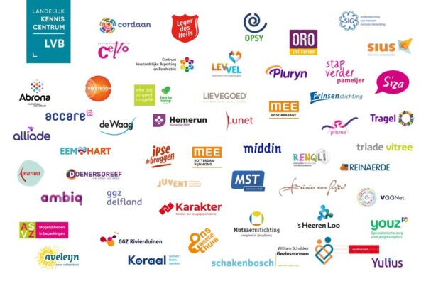 Een overzicht met alle logo's van aangesloten organisaties