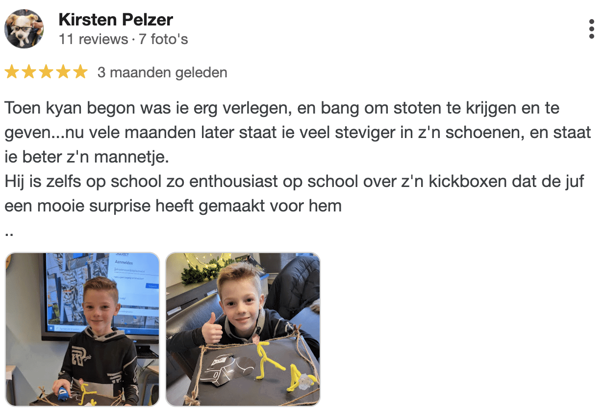 Kickboksen voor kinderen in den bosch