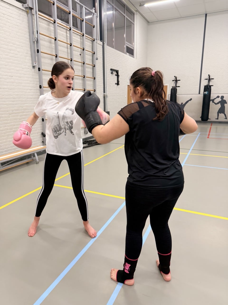 ladiesonly kickboksen - kickboksen alleen voor vrouwen