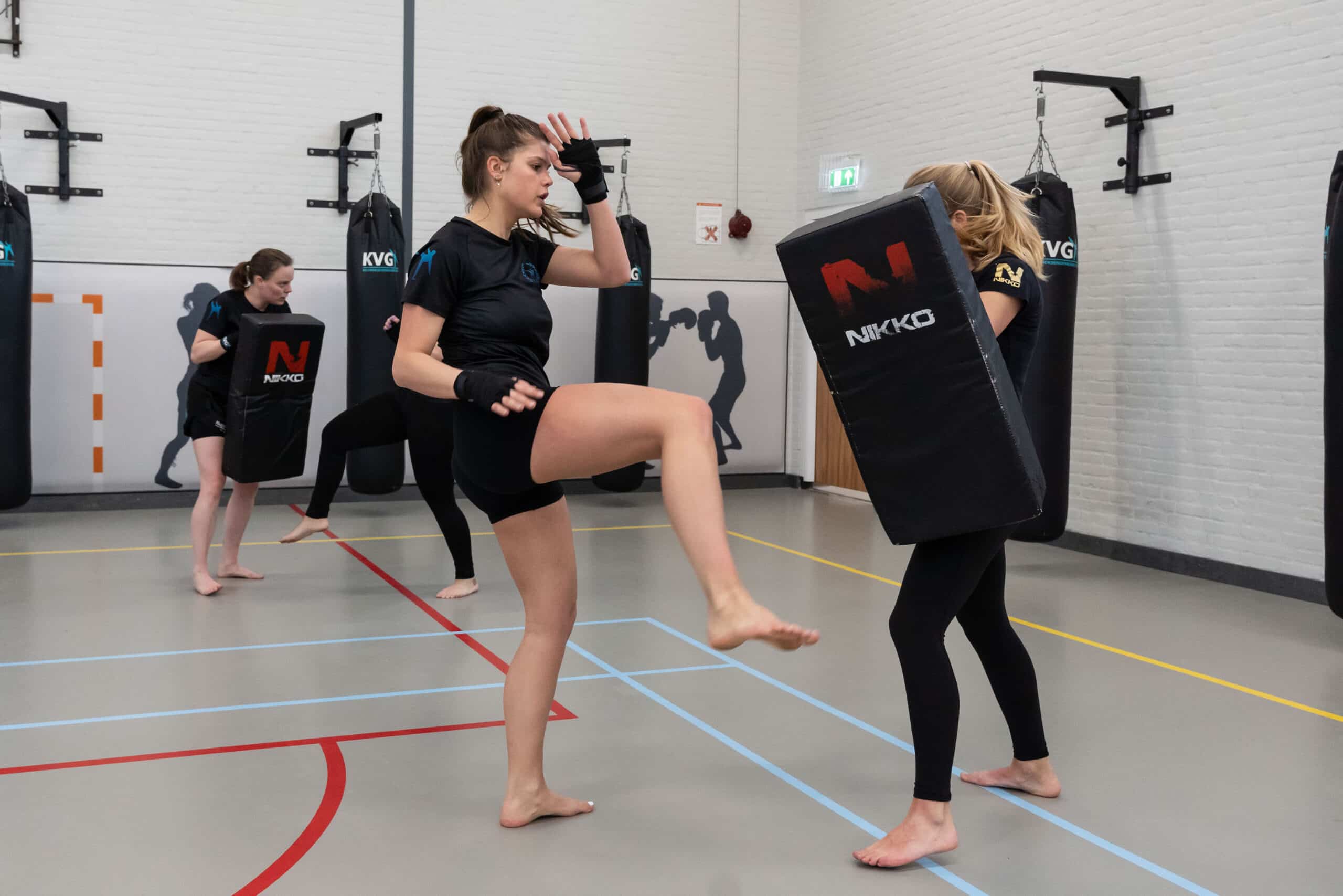 Kickboksen techniek en sparren