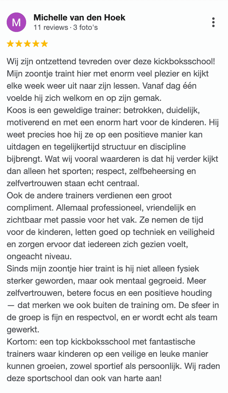 Weerbaarheidstraining voor kinderen
