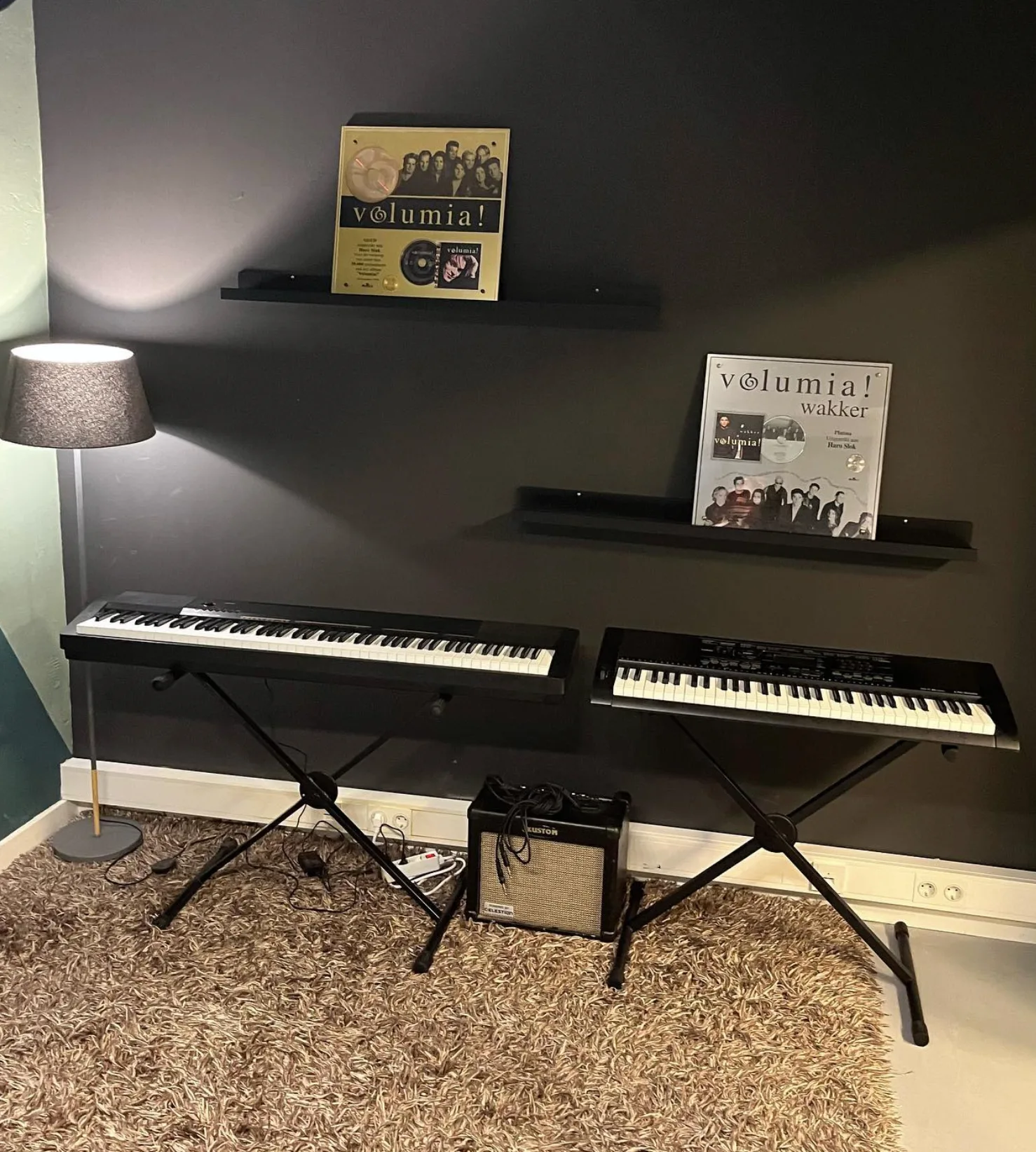 Piano keyboards Laurens-Muziekschool
