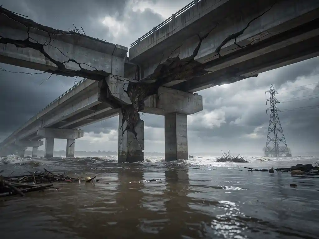 How does climate change affect infrastructure asset management planning?