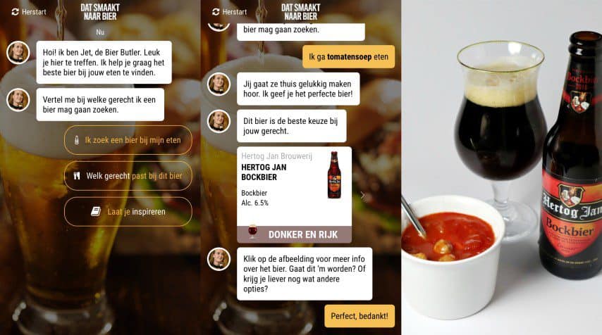 Bier Butler App - Tomatensoep met Hertog Jan Bockbier