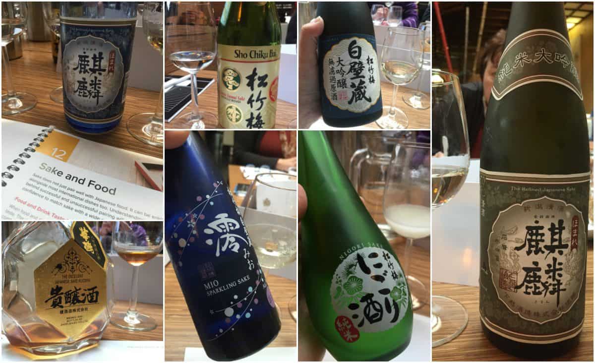 Sake collage