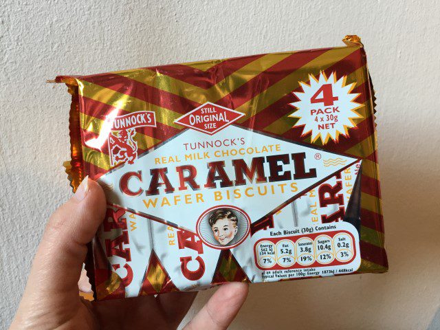Tunnock's Milk Chocolate Coated Caramel Wafer Biscuit