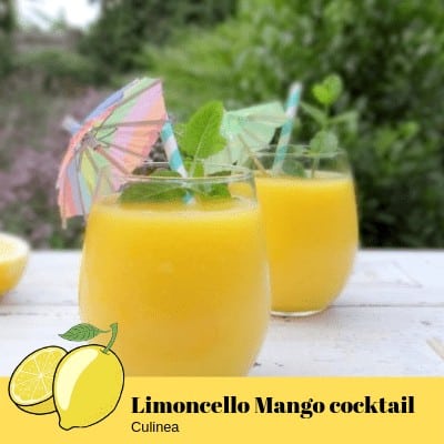 Limoncello en Mango cocktail