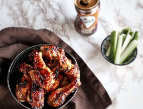 Gepekelde kipkluifjes met bokbier saus uit de airfryer