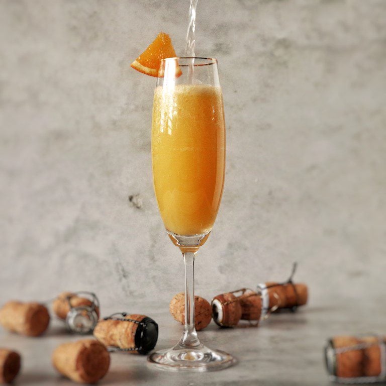 Champagne cocktail: de Mimosa