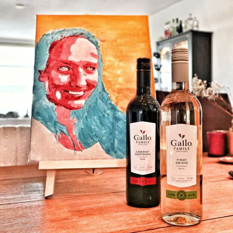 Even tijd voor jezelf met een schilderworkshop en een glas wijn van Gallo Family Vineyards