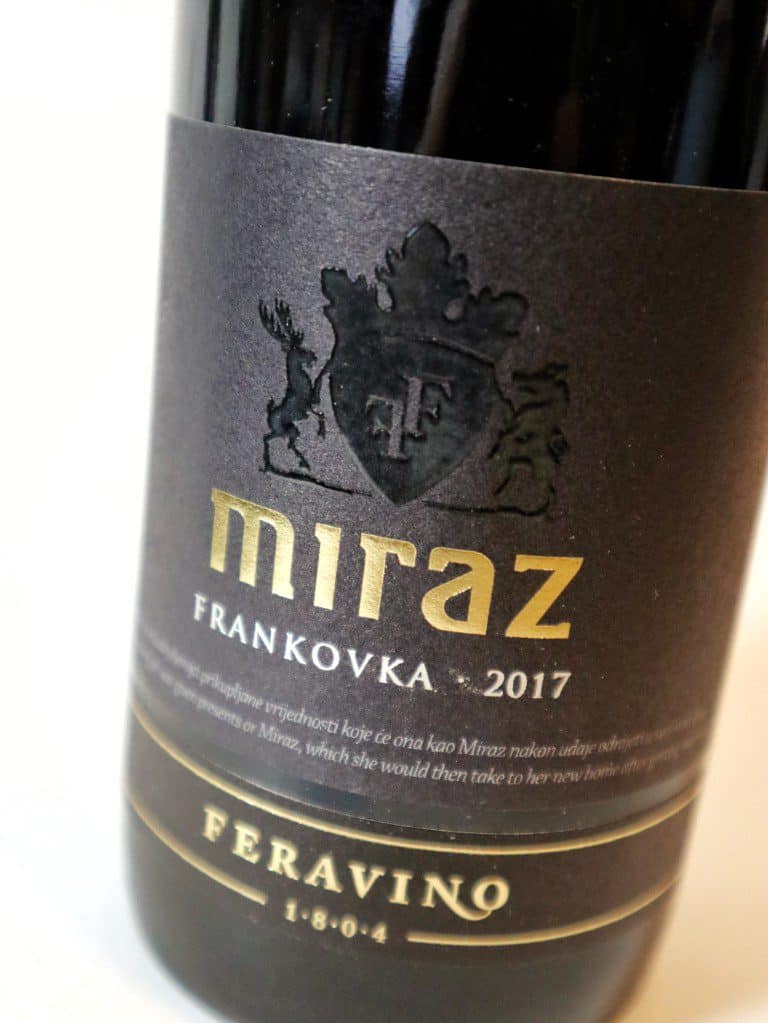 Feravino Miraz Frankovka - Wijn uit Kroatië - inclusief wijn-spijs tips!