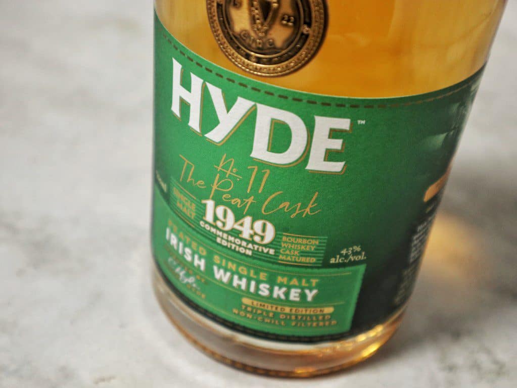 Hyde Irish Whiskey lanceert een PEATED single malt Irish whiskey en The Eiregold Special Reserve Blend 1 Middel