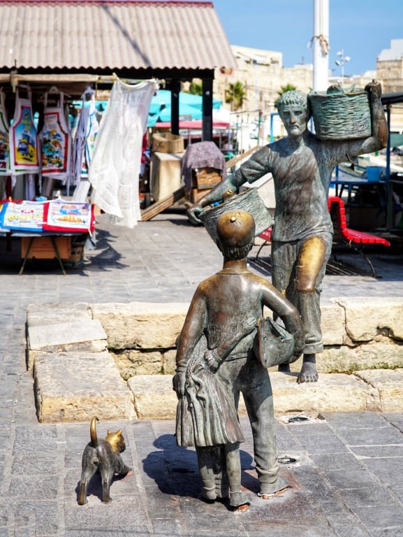 De haven van Marsaxlokk Malta