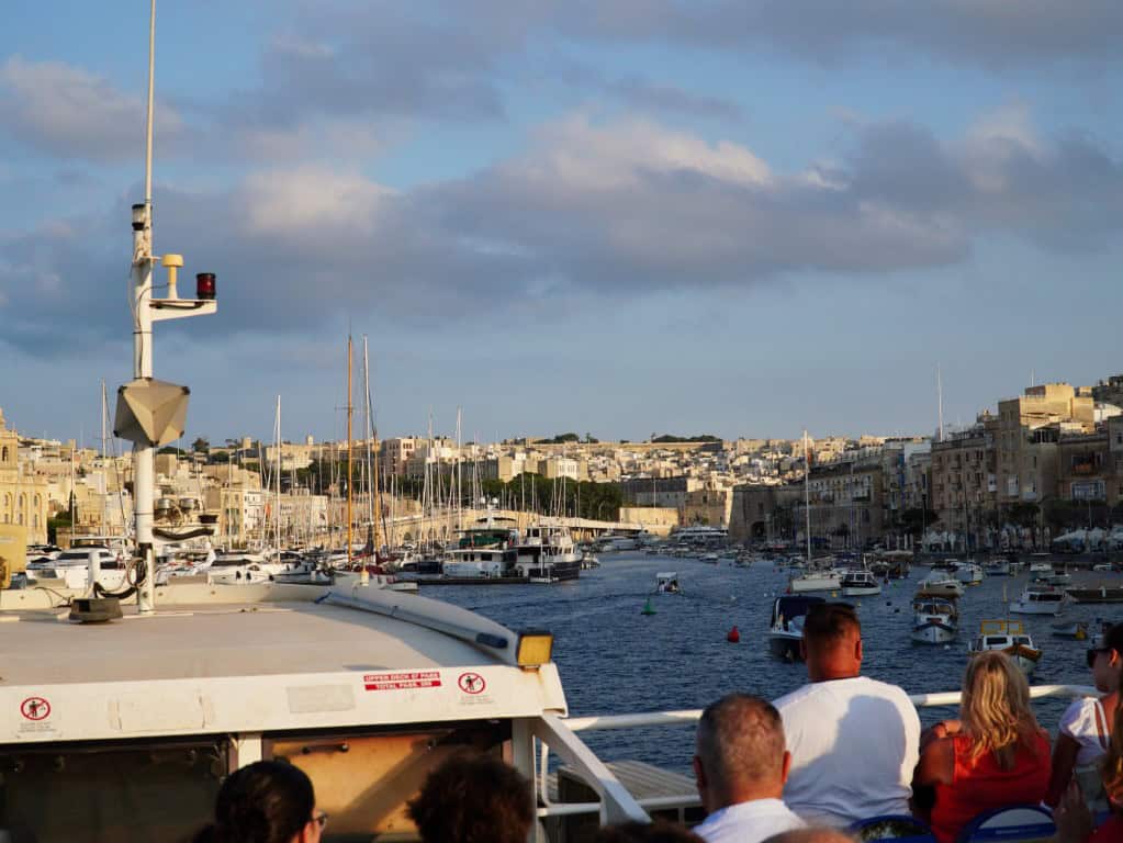 Met de boot naar Vittoriosa (ook wel Birgu genoemd)