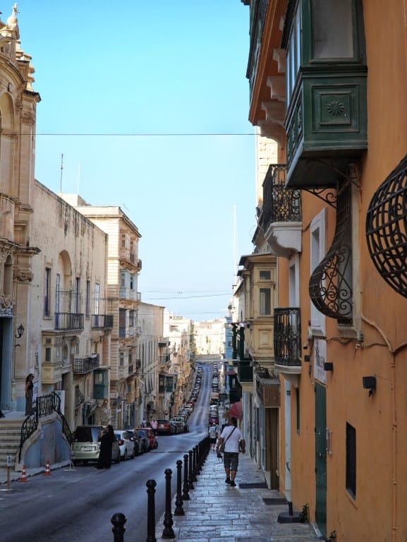 Straatjes centrum Valetta