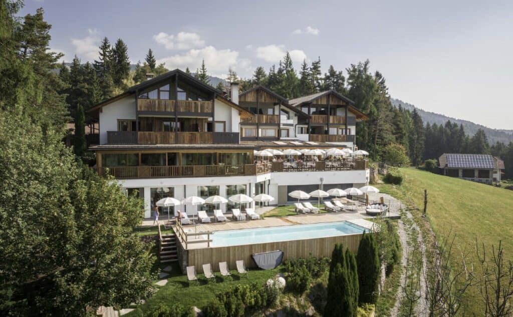 Hotel Tann op de prachtige locatie van de Ritten in Zuid-Tirol