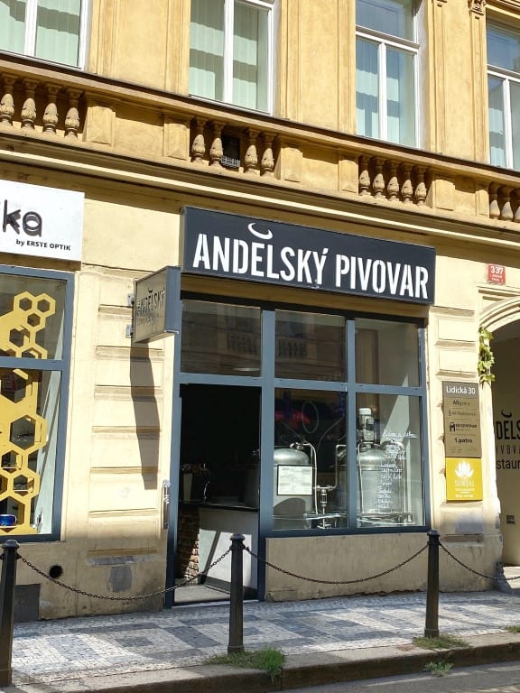 Andělský pivovar Prague