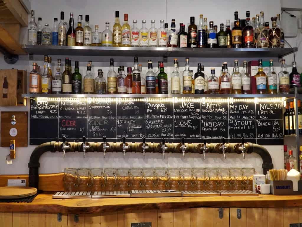 Drink een lokaal speciaalbiertje bij Åhus Bryggeri in Åhus Zweden