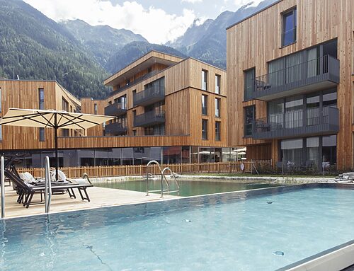 Thuis in de bergen: All-Suite Resort Ötztal