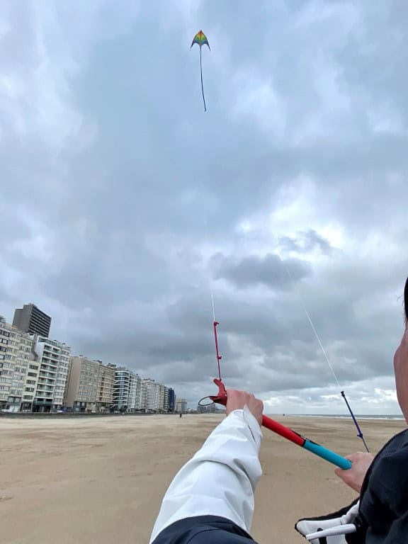 Het strand van Oostende