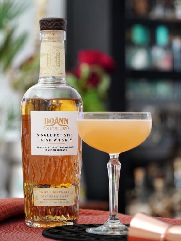 Boann Distillery en de Single Pot Still Marsala Cask Irish Whiskey + Infernal Affairs cocktail